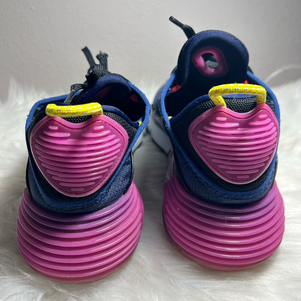 NIKE AIR MAX 2090 CK2612-400 Navy Magenta Running Sneaker Size 7 - Picture 10 of 11
